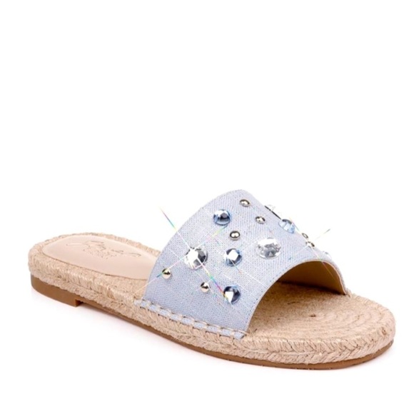 Badgley Mischka Jewel Kyra Espadrille Sandal Size 10. - Picture 2 of 11